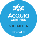 acquia certified sitebuilder Drupal8
